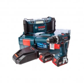 Bosch Bore-skruemaskine 18v + radio