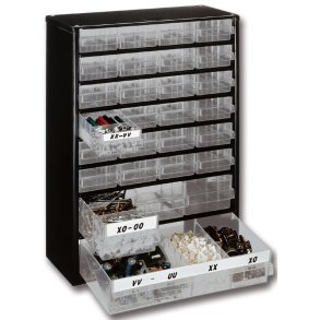 Skuffereol - 28 skuffer 