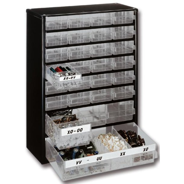 Skuffereol - 28 skuffer 