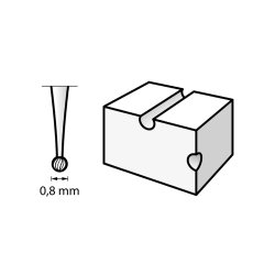 Dremel 105 graveringsskrer 0.8 mm.