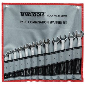 Teng Tools Ringgaffelngler 6512MM1 8-19 mm.