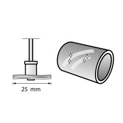 Dremel 423S polerklud, stof  25 mm