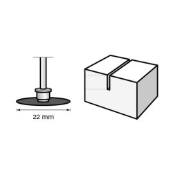 Dremel 545 diamantskreskive  22 mm.