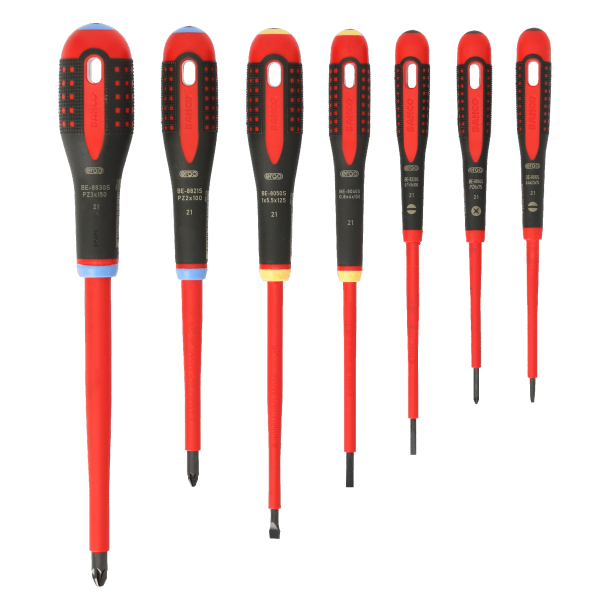 Skruetr�kkers�t 7 stk isoleret