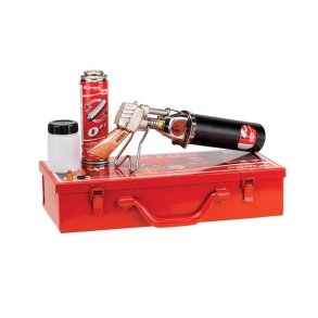 Express Gasloddest m/piezo i metalbox incl gas