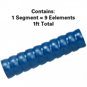 Loc-Line Vacuumslange 305 mm.  9 elementer